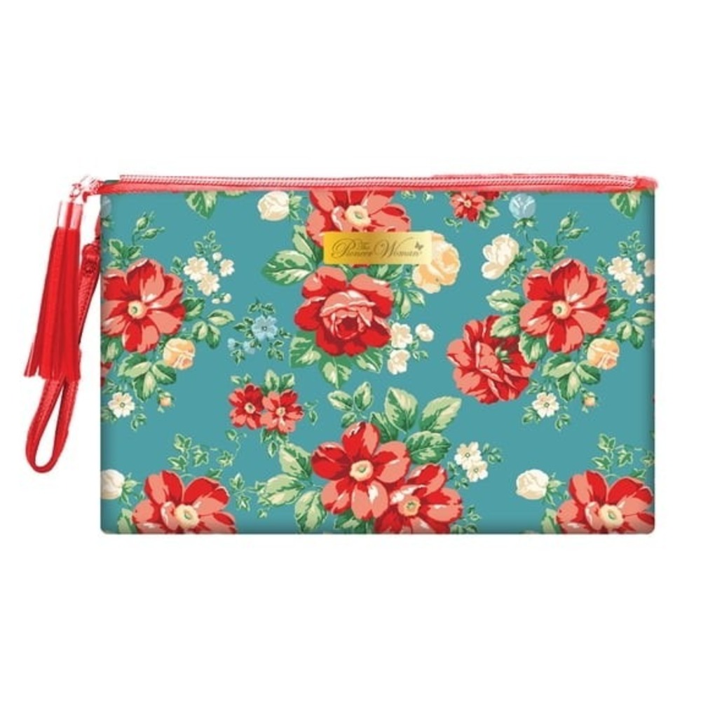 The Pioneer Woman Cosmetic Tote Womens OS Multicolor NWT Breezy Blossom Floral